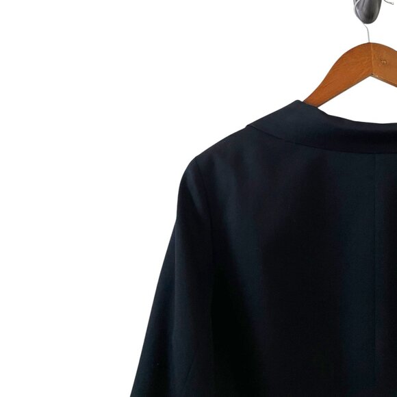 Pendleton 100% Wool Button Front Blazer In Black Size 18 - Picture 9 of 14